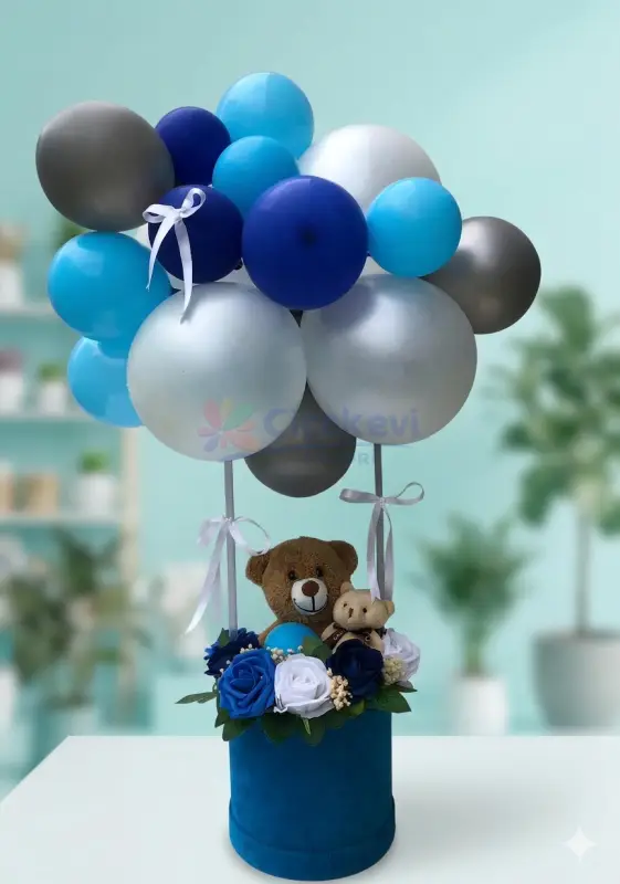 Hoşgeldin Erkek Bebek Balon - Atakum Çiçekçim