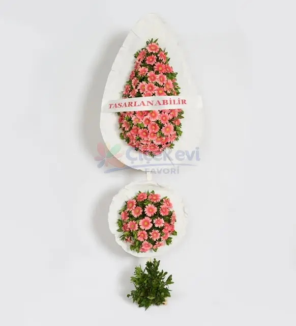 Pembe Gerberalar Iki Katli Celenk - Atakum Çiçekçim